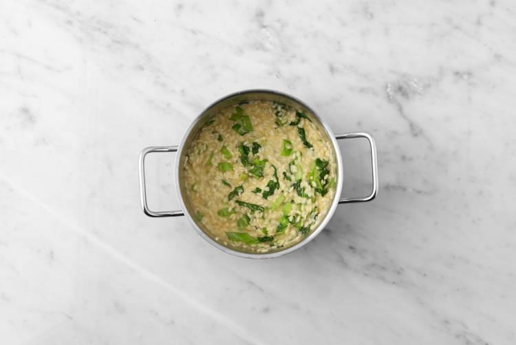 Risotto afmaken