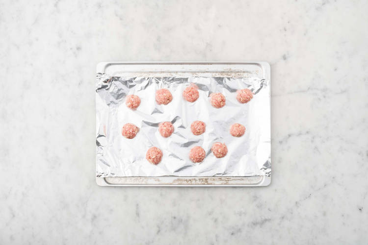 Form and roast meatballs
