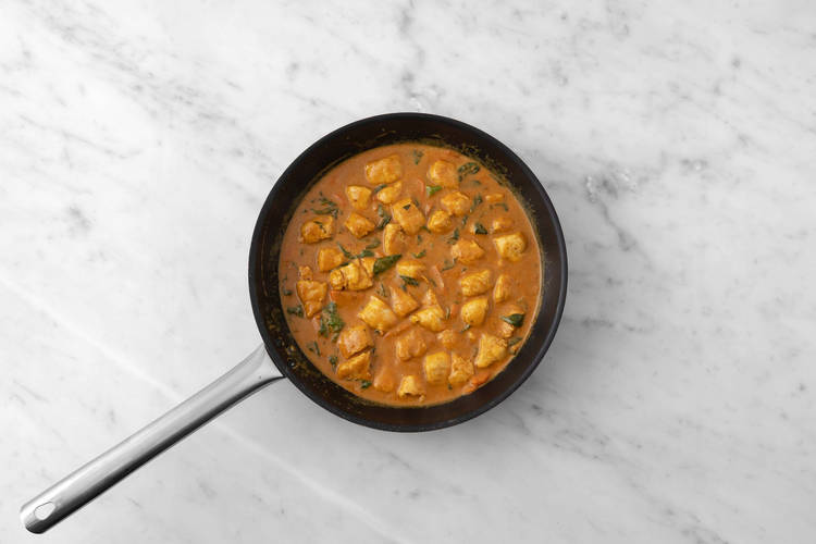 Make sauce and finish tofu