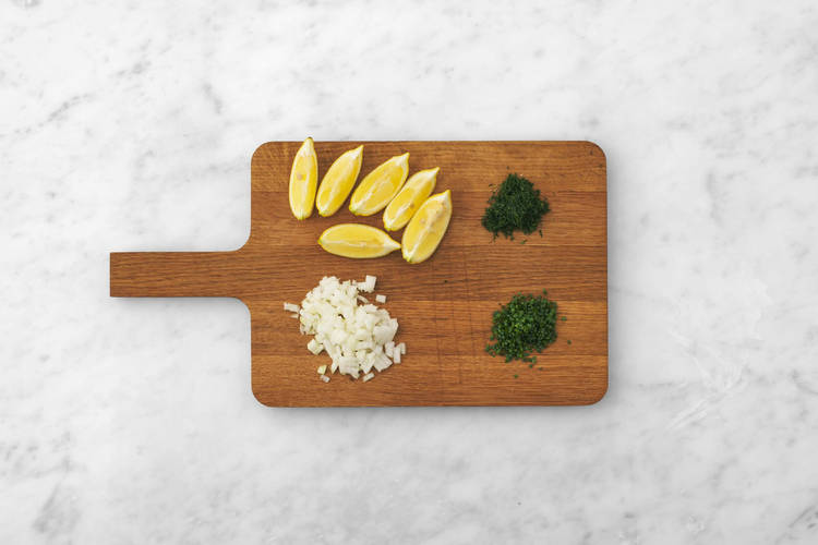 Forbered grøntsager