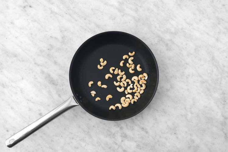Cashewnoten roosteren