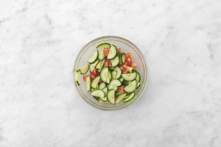Préparer la salade