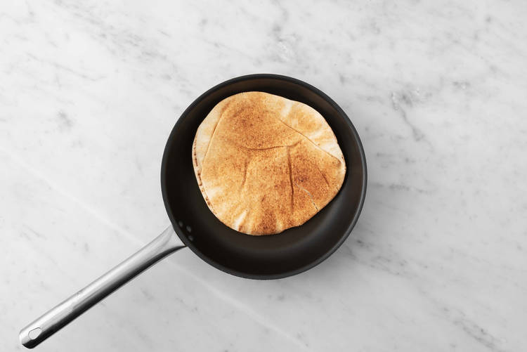Réchauffer la pain plat