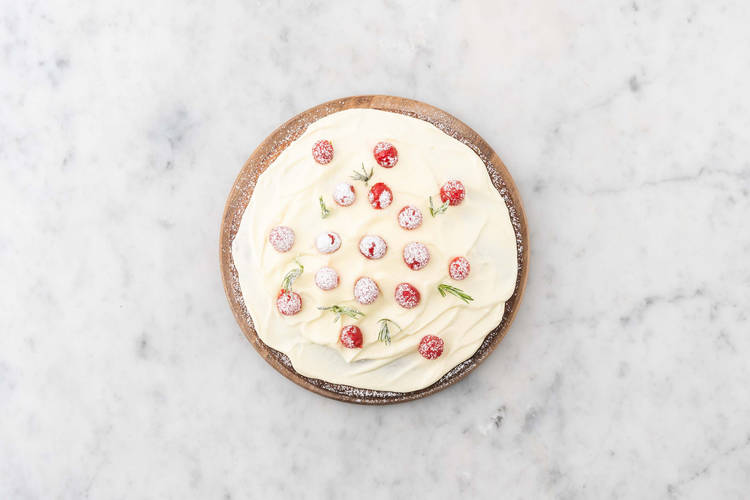 Apprêter le gâteau