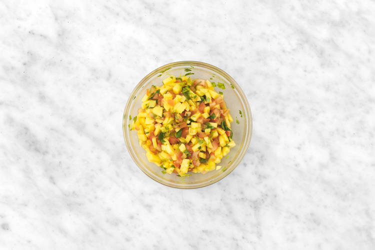 Make mango salsa