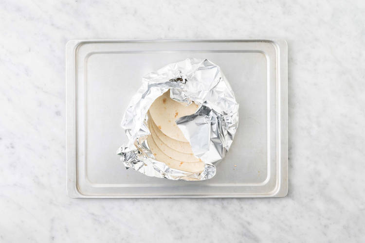 Värm tortillas