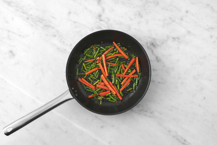 Cook veggies
