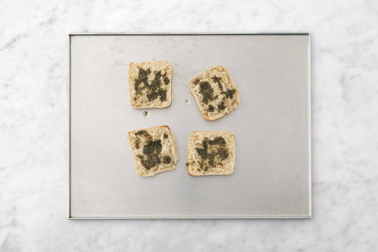 Make your Garlic Ciabatta