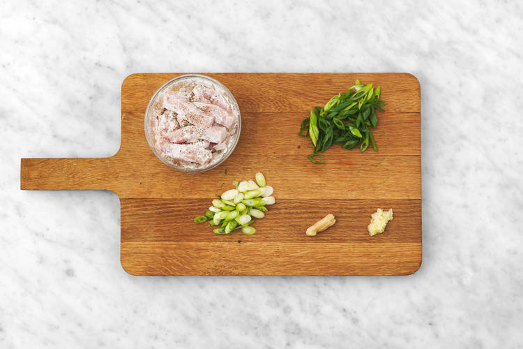 Prepara los ingredientes