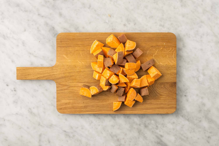 Forbered søde kartofler