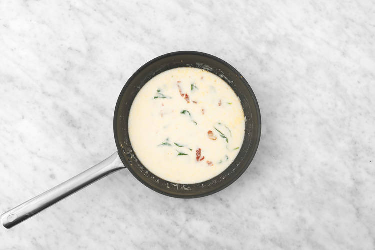 Sauce fertigstellen