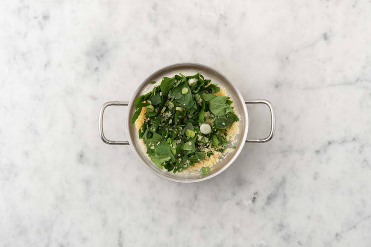 Assembler la salade de boulgour