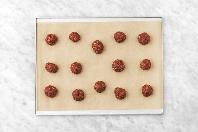 Für die Hackbällchen