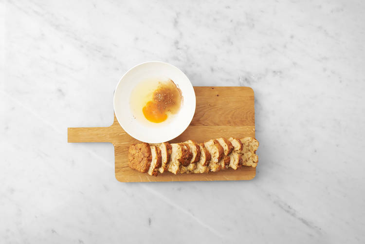 Prep the French toast