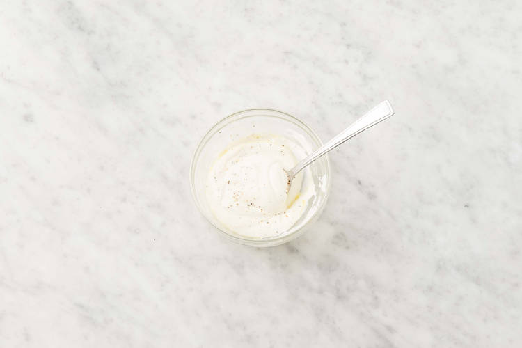 Blanda vitlöksyoghurt