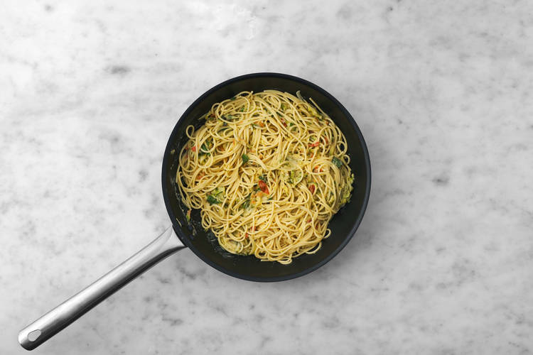 Tillsätt pasta