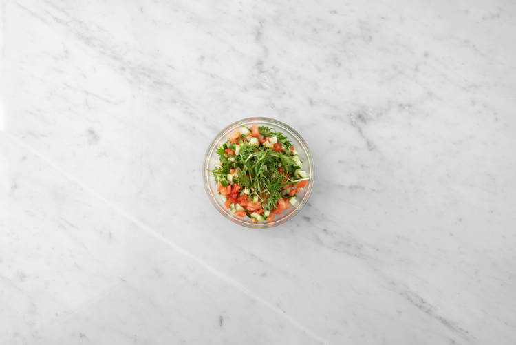 Prepara la ensalada