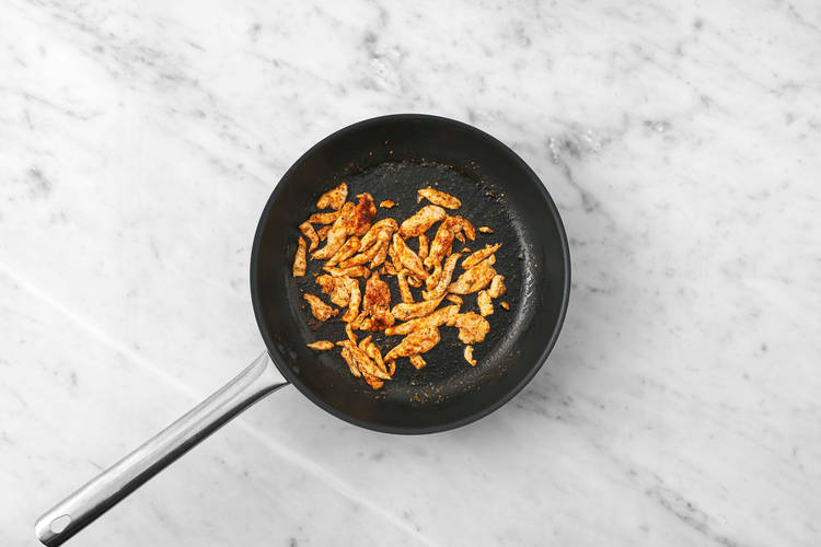 Cuire le gyros de poulet