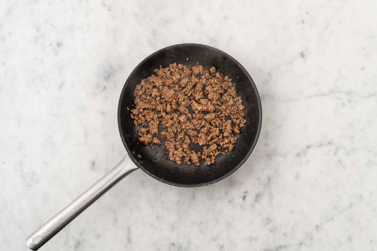 Cook plant-based protein shreds