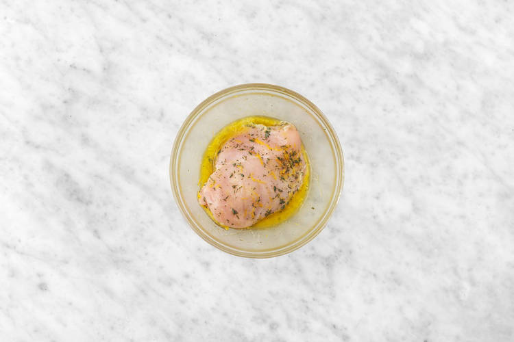Poulet marinieren