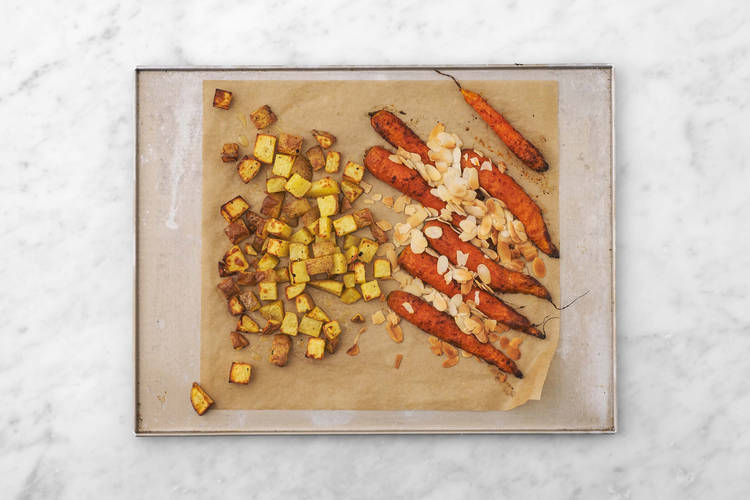 Roast the carrots