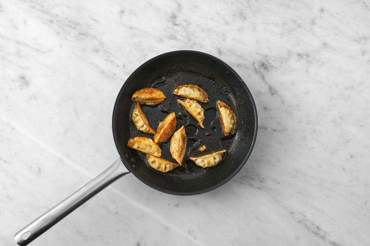 Fry the Gyozas
