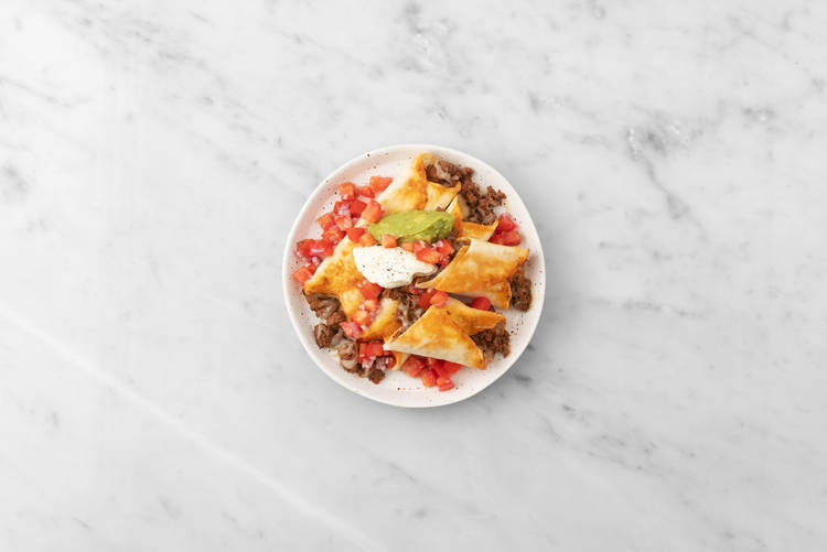 Commencer la garniture