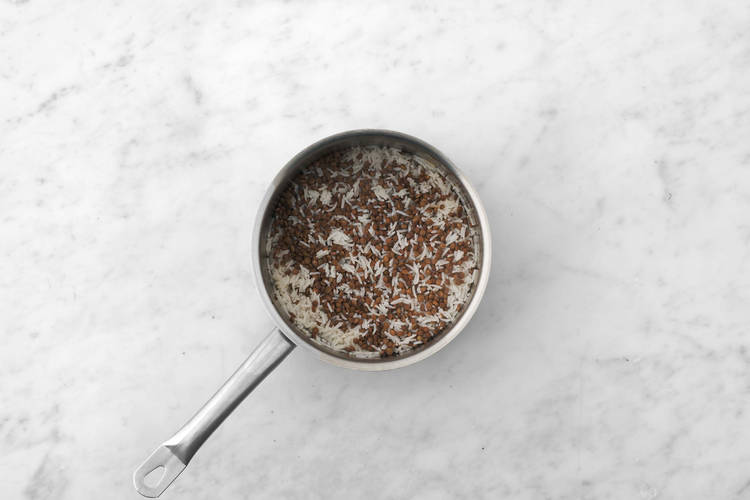 Cuire le riz pilaf de lentilles