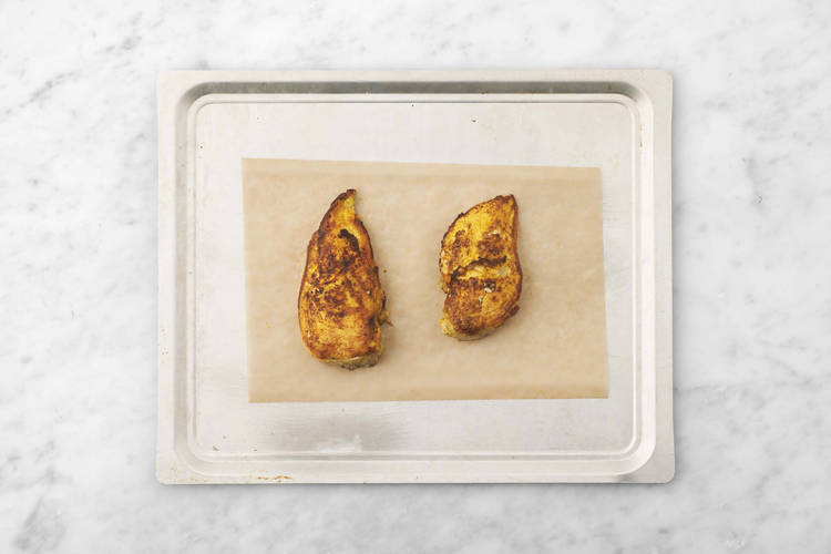 Préparer et saisir le poulet