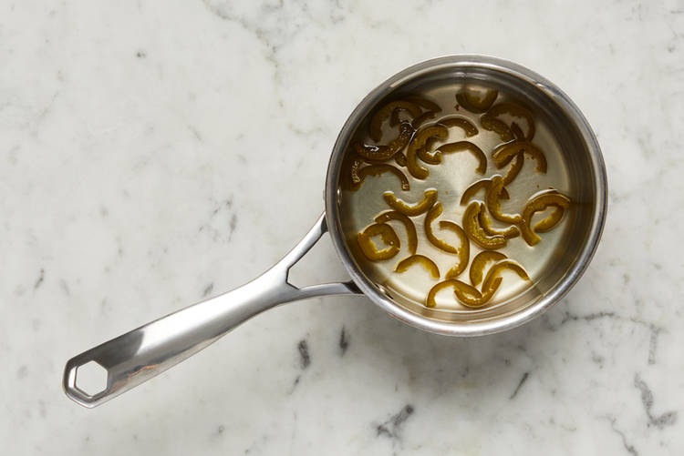 Make pickled jalapeños