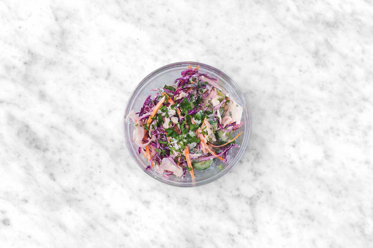 Préparer la salade de chou