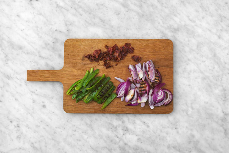 Assaisonner les gaufres et les légumes