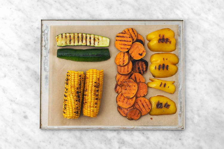 Grill veggies