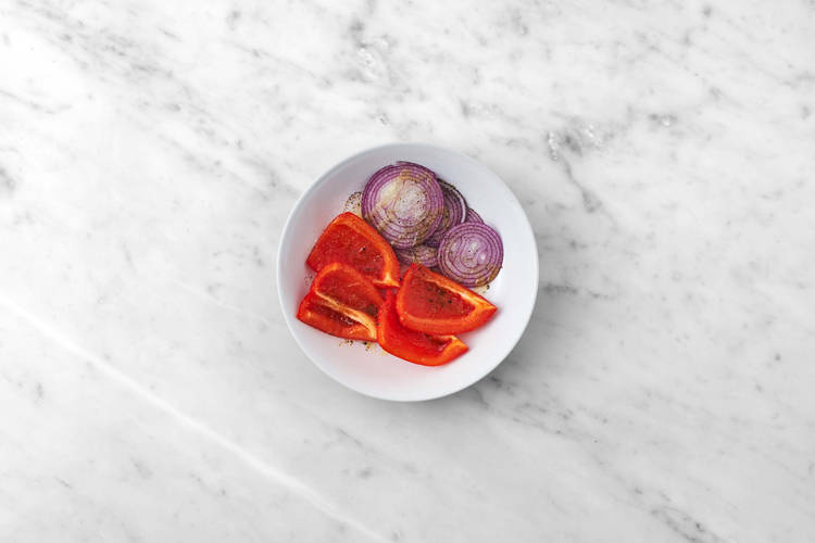 Rassembler les ingrédients à griller