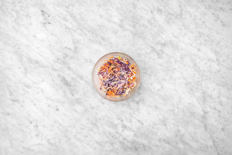 Make slaw and sauces