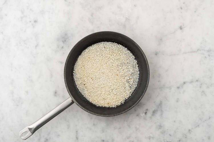 Commencer le risotto