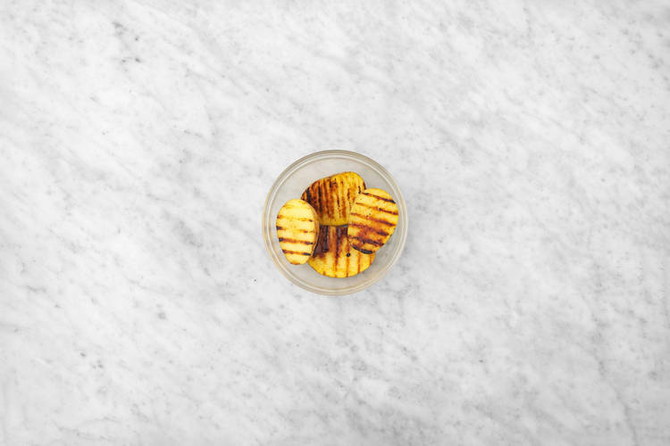 Prep and cook potatoes