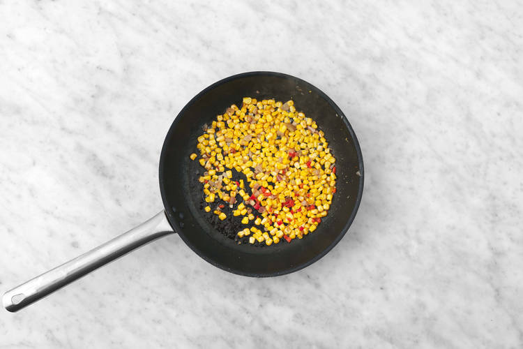 Prep and cook veggies