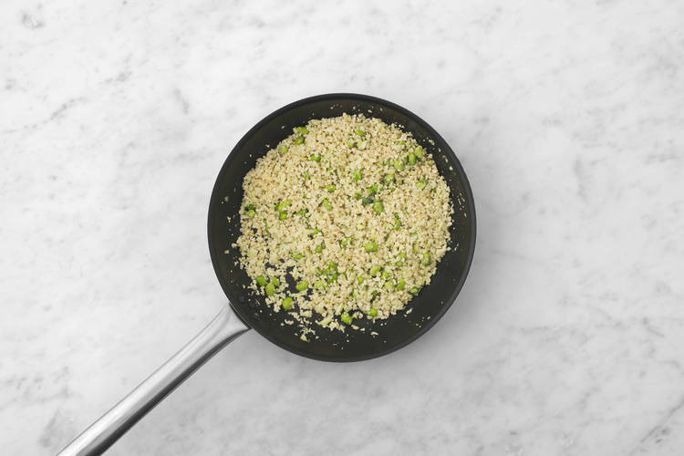 Cook cauliflower rice