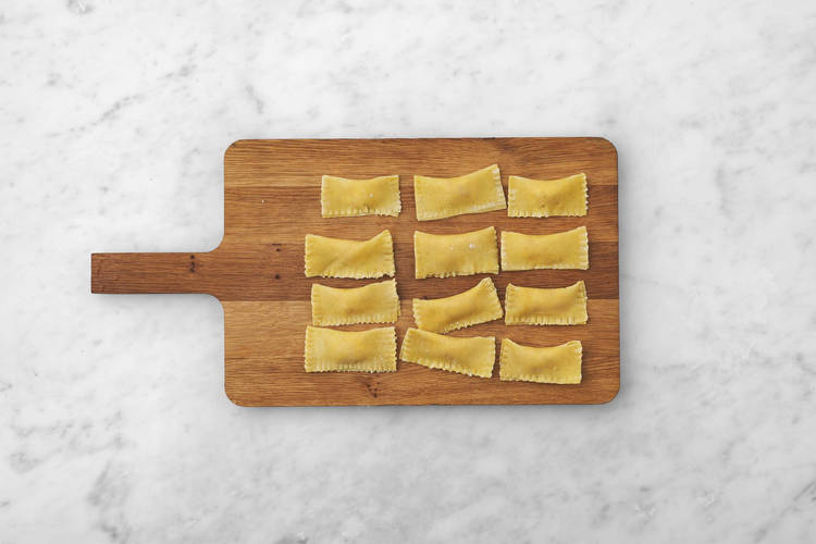 Préparer les ravioli