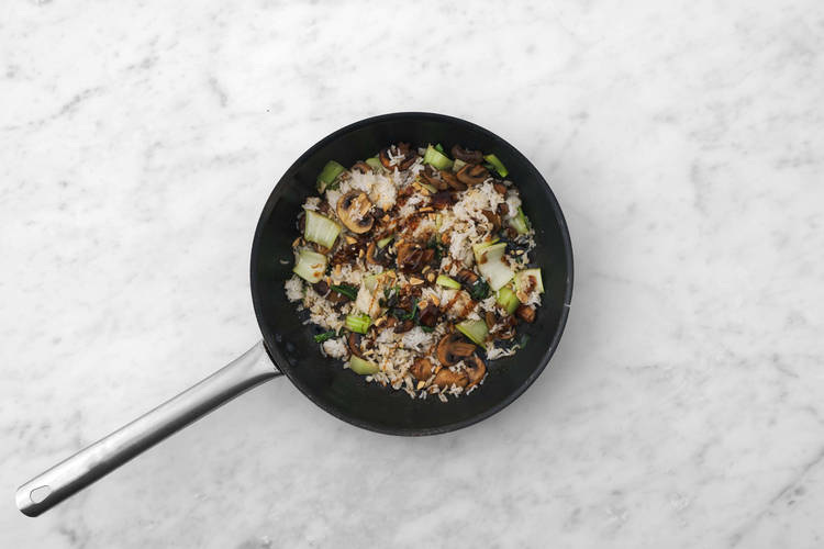 Make mushroom rice
