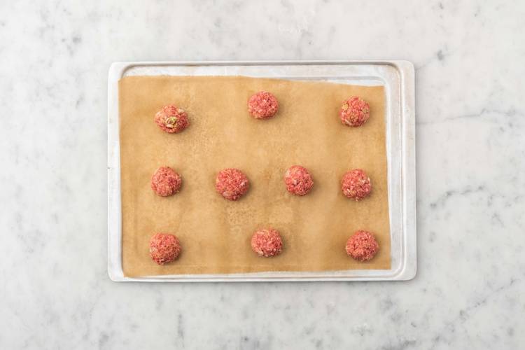 Form and roast meatballs