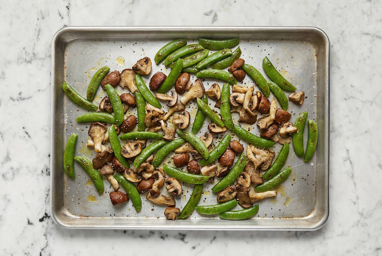 Prep and roast veggies