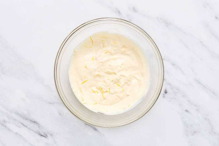 Make garlic-yogurt sauce