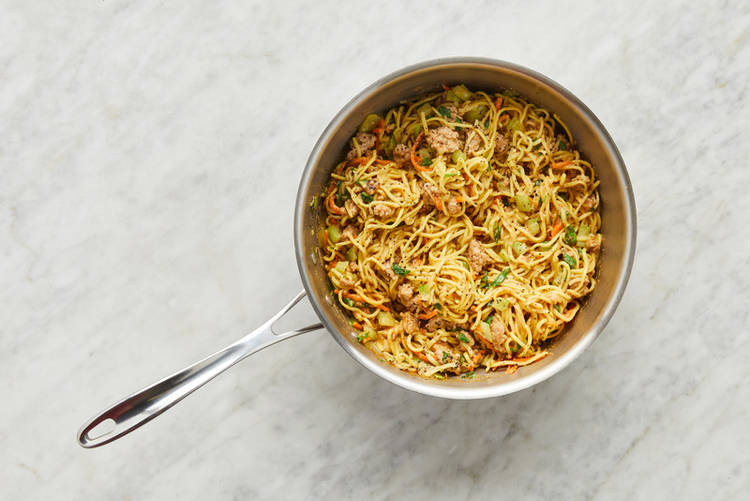 Cook noodles and assemble 