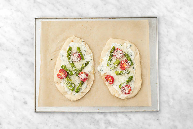 Assemble and roast tartines