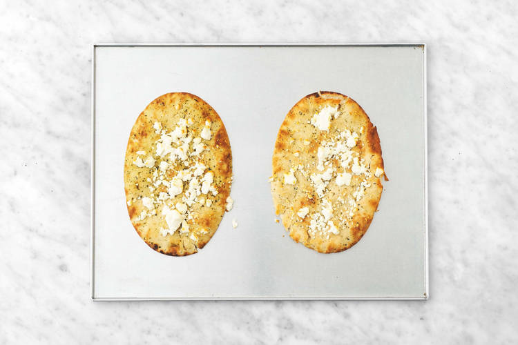 Make flatbreads and tomato salad