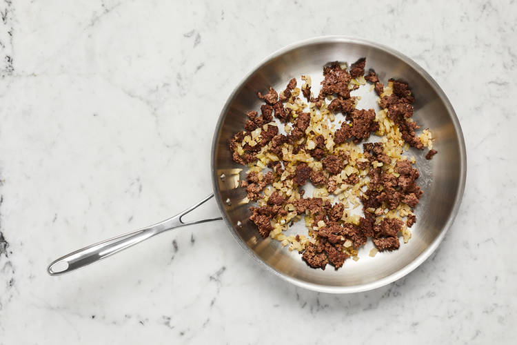 Commencer la garniture