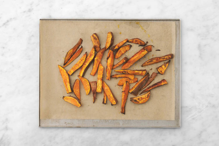 Rôtir les patates douces