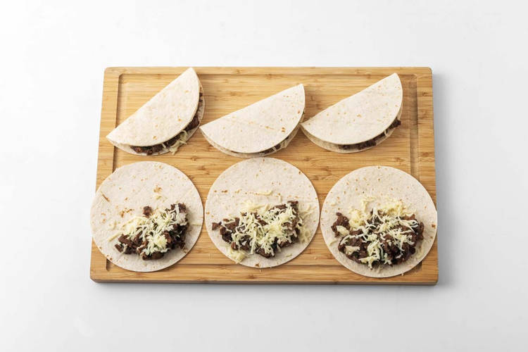 Assemble Quesadillas